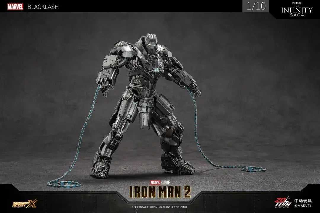 ZD Toys 1/10 Iron Man Figurines MK30 Iron Patriot Blacklash Figures MK33 MK39 MK17 MK21Action Movie Model Adult Collect Gift