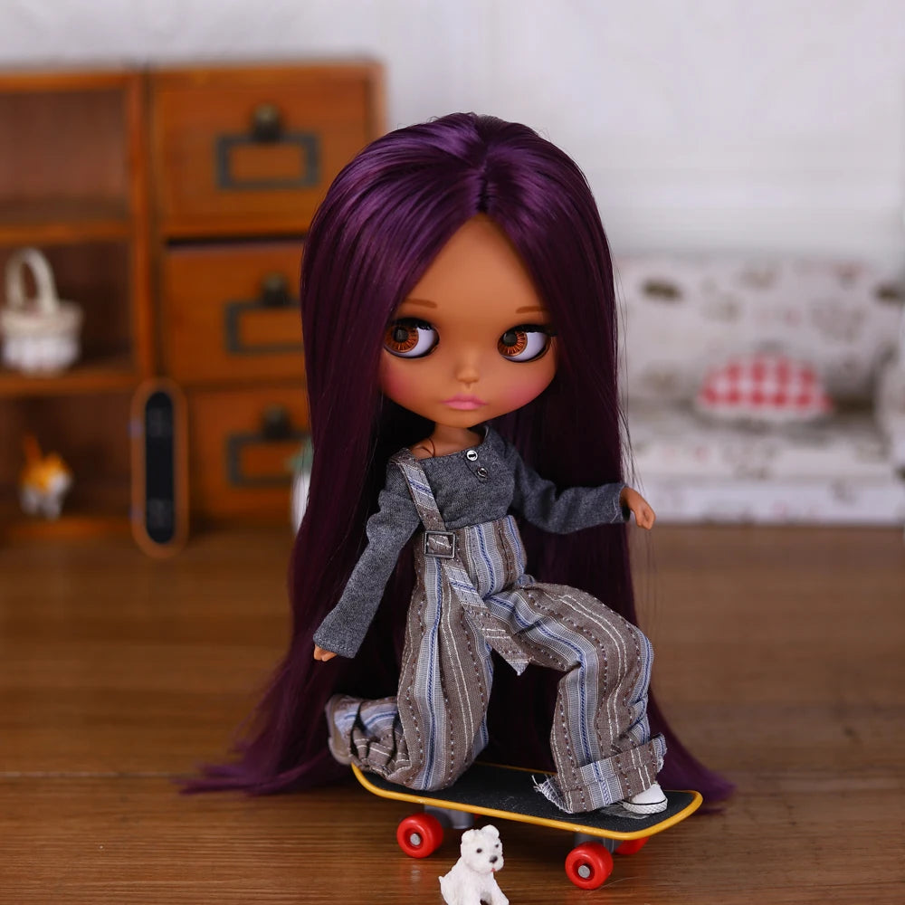 ICY DBS Blyth Doll BJD Joint Body dark Skin Set 1/6  30cm Girl  Gift Anime SD