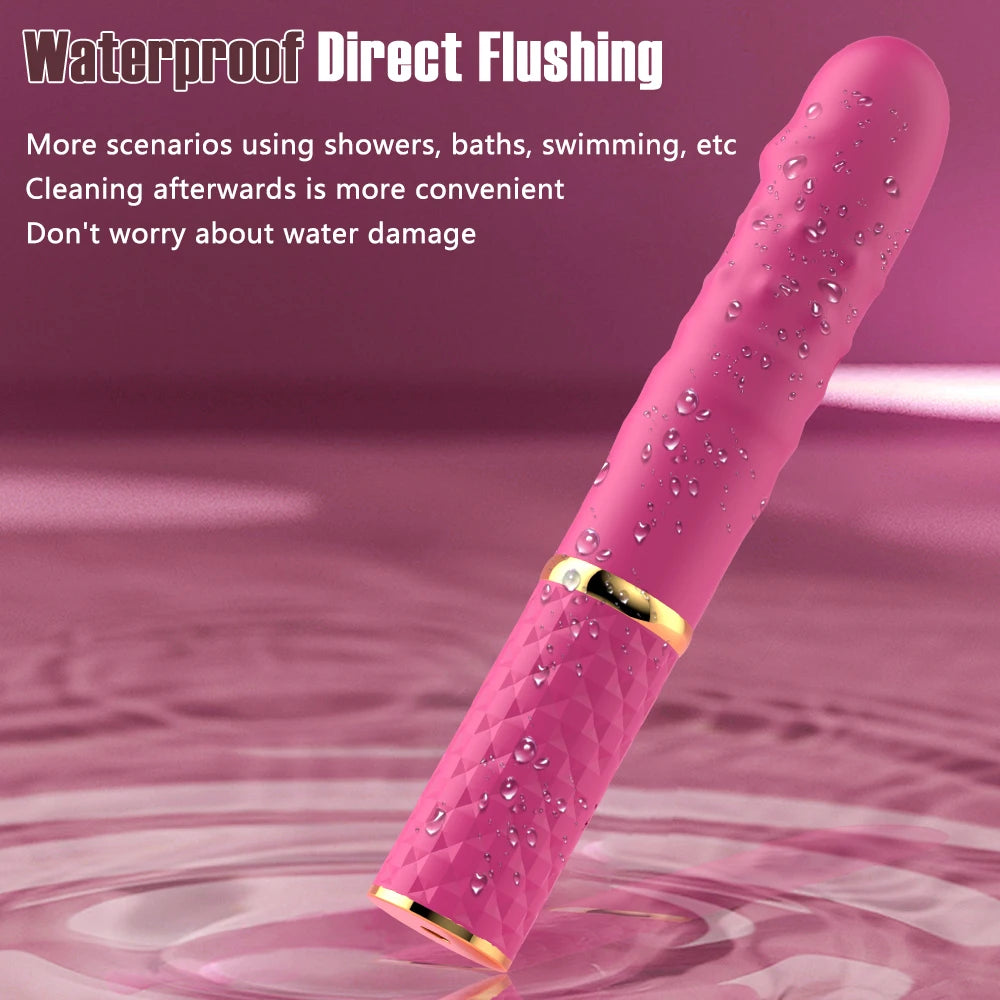 Beginner Sex Machine Telescopic Dildo Vibrator Thrusting Retractable Pussy G Spot Clitoral Anal Stimulation Sex Toys For Women