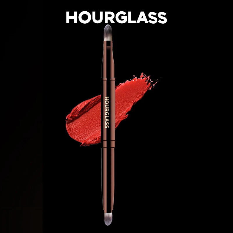 Retractable Double-Ended Lip Brush