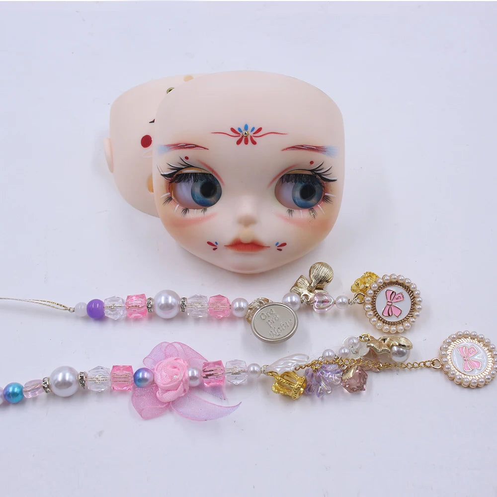 ICY DBS Blyth Baby Face DIY Matte Face Hand Painted Makeup Backplate and Screws