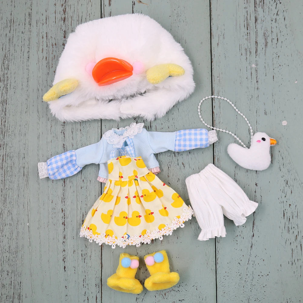 ICY DBS Blyth Doll 1/6 Clothing Joint Body Princess Dress Casual Clothing Toy Gift