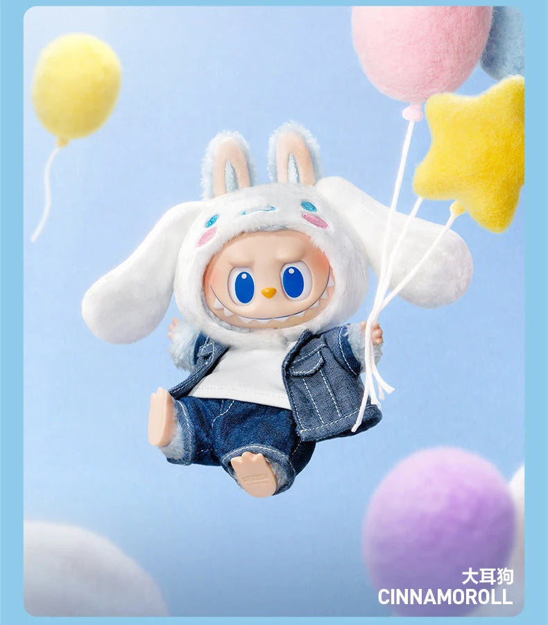 POP MART Labubu Monsters Sanrio Characters Series Vinyl Plush Mystery Guess bagBlind Box Anime Figure Soft Toy for Desktop Decor