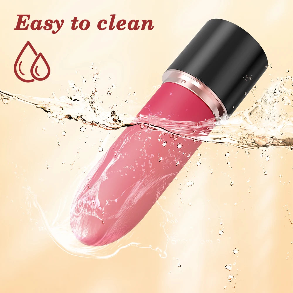 Lipstick Bullet Vibrator Adult Sex Toys with 10 Vibration, Portable Discreet Vibrators Clitoral Massager Rose Toys Women Couples