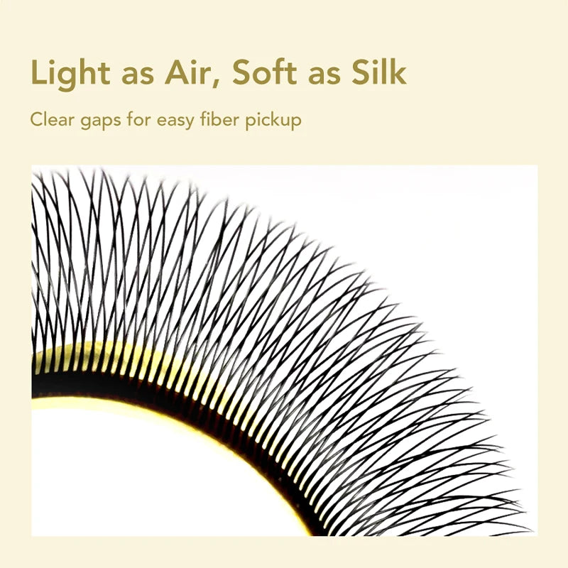 DIYDAY 2D Y Lashes Extension Premade Voume Fans Faux Mink Eyelashes Single Tips 2D Y Shaped Eye Lashes for Makeup Products
