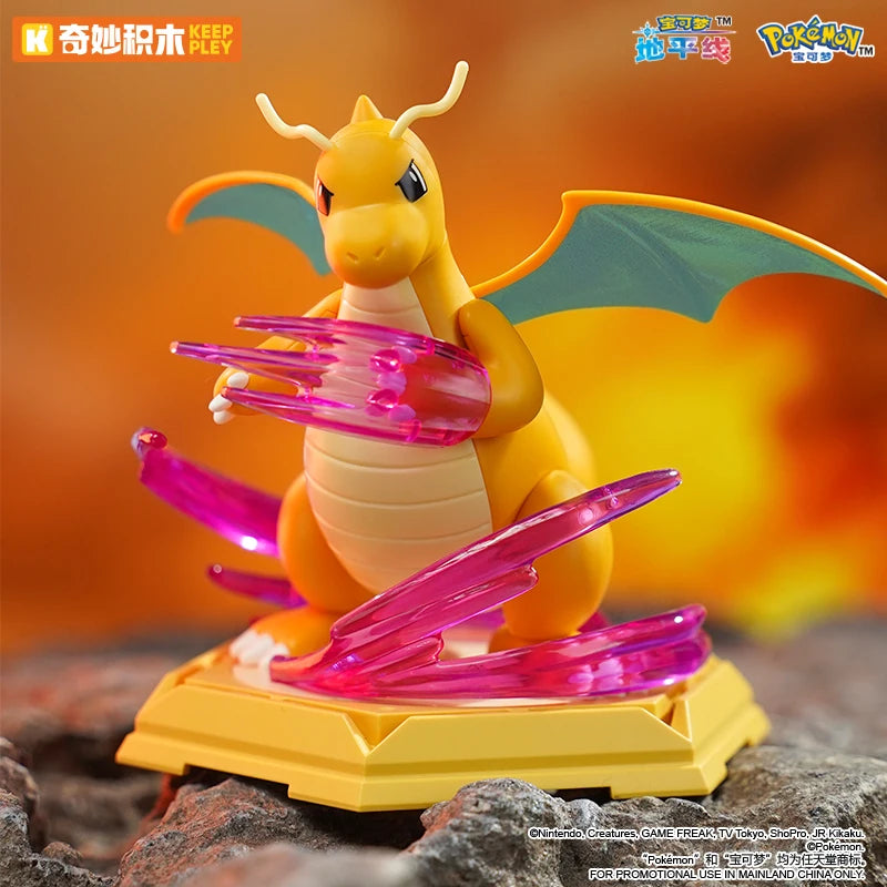 Original Pokemon Action Figure Pikachu Charizard Gengar Dragonite Gengar Movable Toy Decoration Model Children Birthday Gifts
