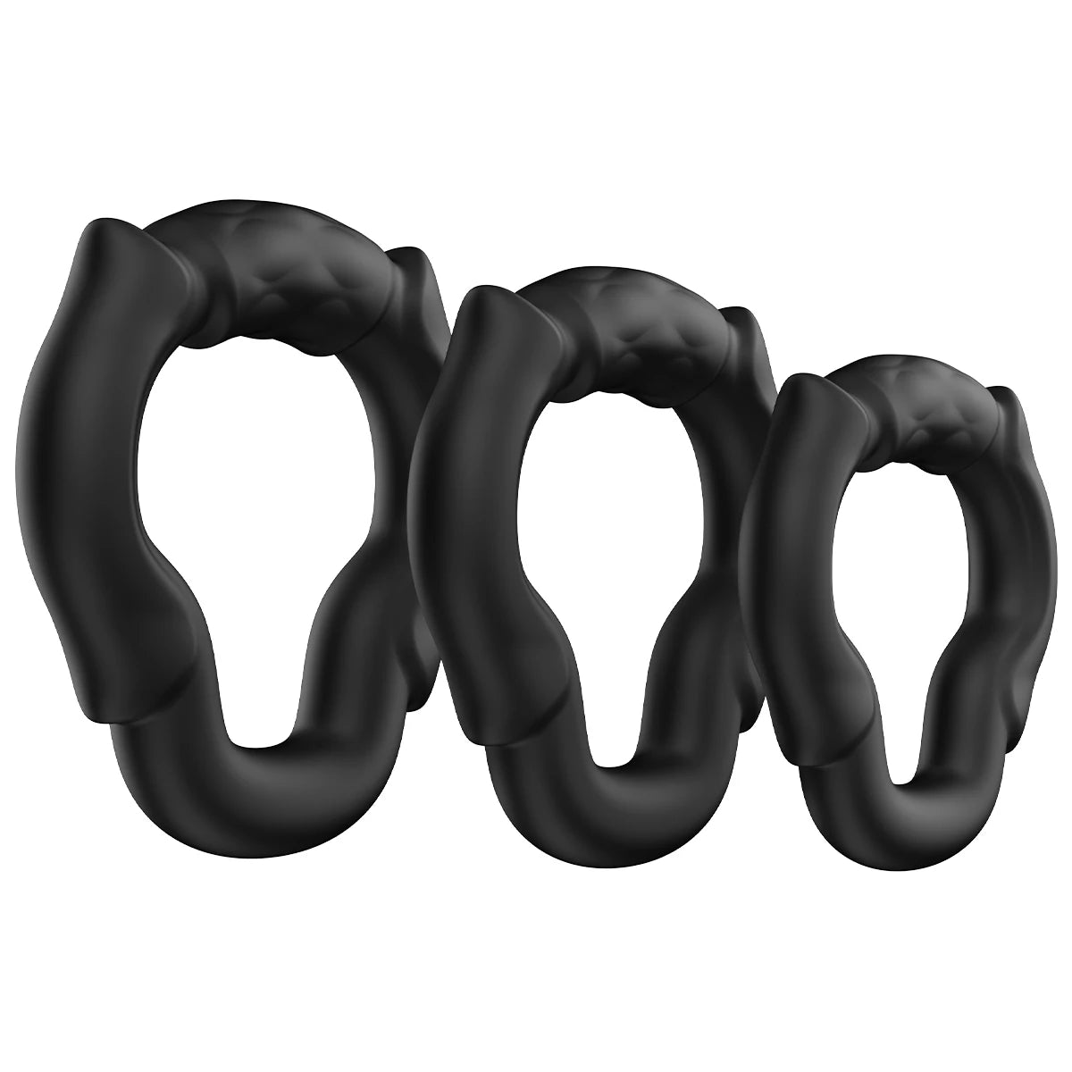 3-Piece Silicone Performance Ring Set