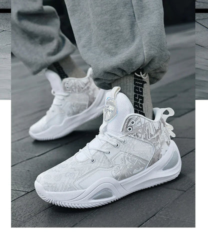Men Basketball Shoes Trainer Unisex Breathable Athletic Sneakers Light Non-slip High Quality Unisex Outdoor Women Sports Shoes