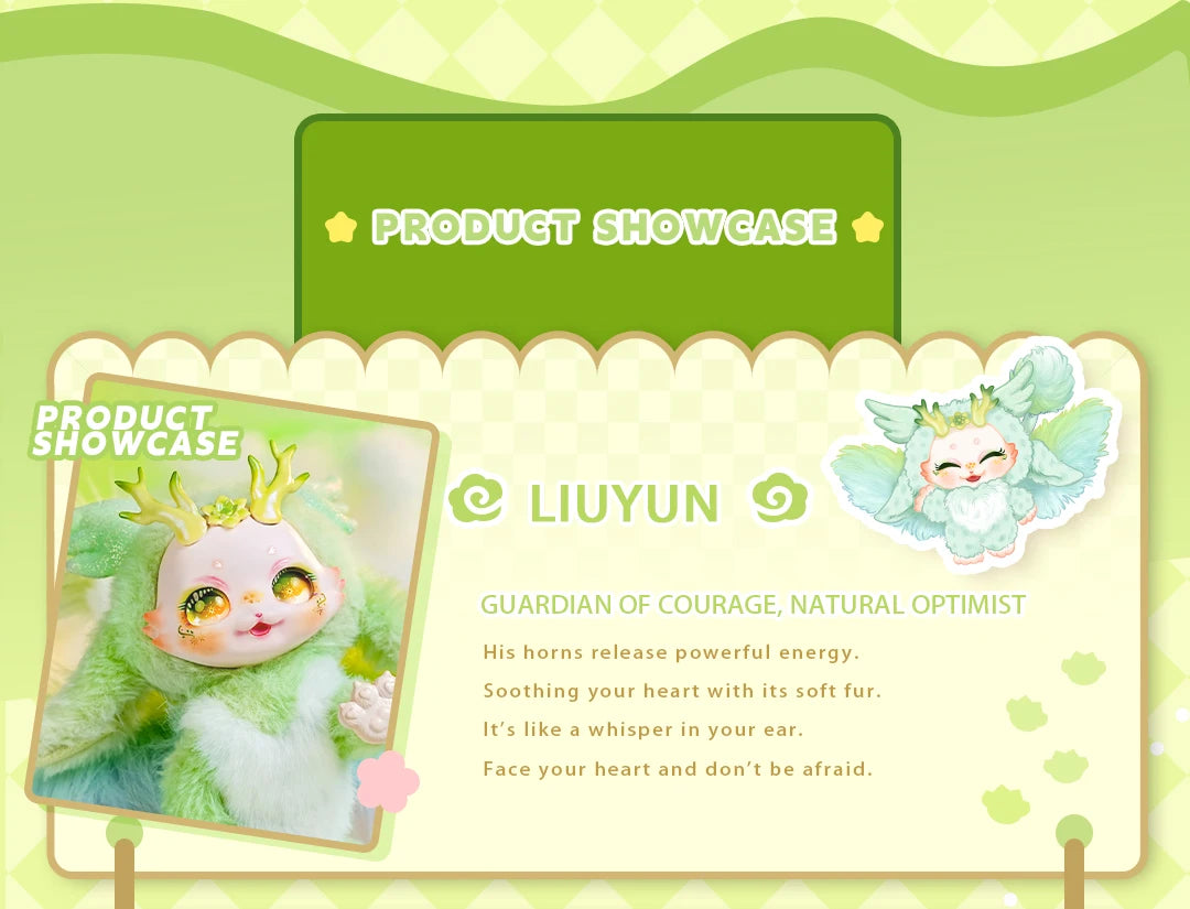 ICY DBS Dream Fairy MayTree OB11 Plush Doll Skeleton Joint Toy Mysterious Surprise Gift Plush Collection Kawaii Toy Gift