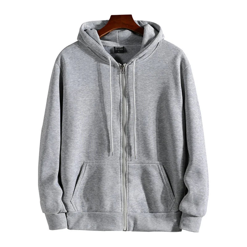 Men's Casual Zip-Up Hoodie