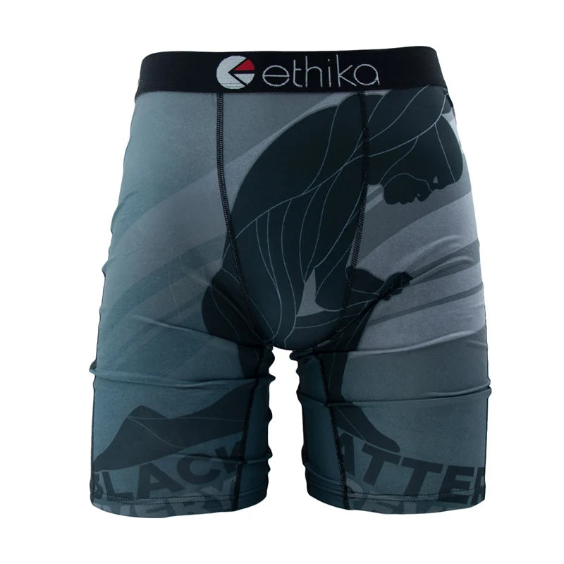 ETHIKA Men Underwear Boxers 1Pcs Breathable Mesh Crotch Man Swimming Underpants Plus Size L-3XL Mens Panties Men's Boxers Briefs