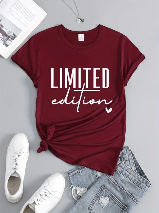 Women's Casual Graphic Crew Neck T-Shirt