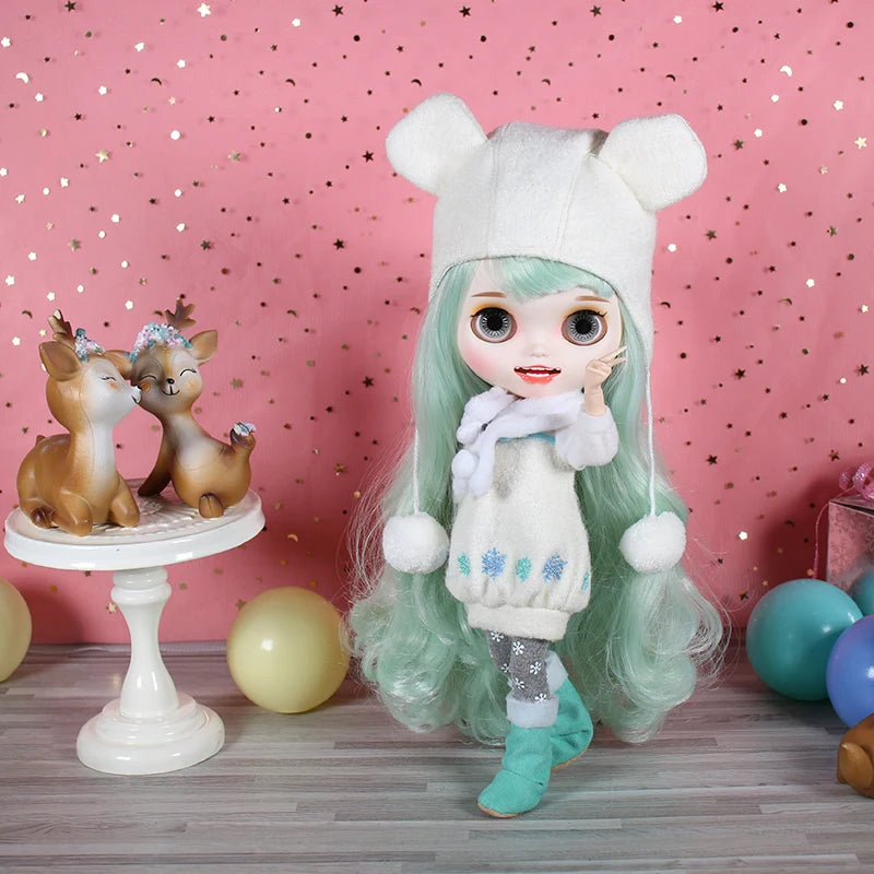 ICY DBS Blyth Doll 1/6 Clothing Joint Body Princess Dress Casual Clothing Toy Gift