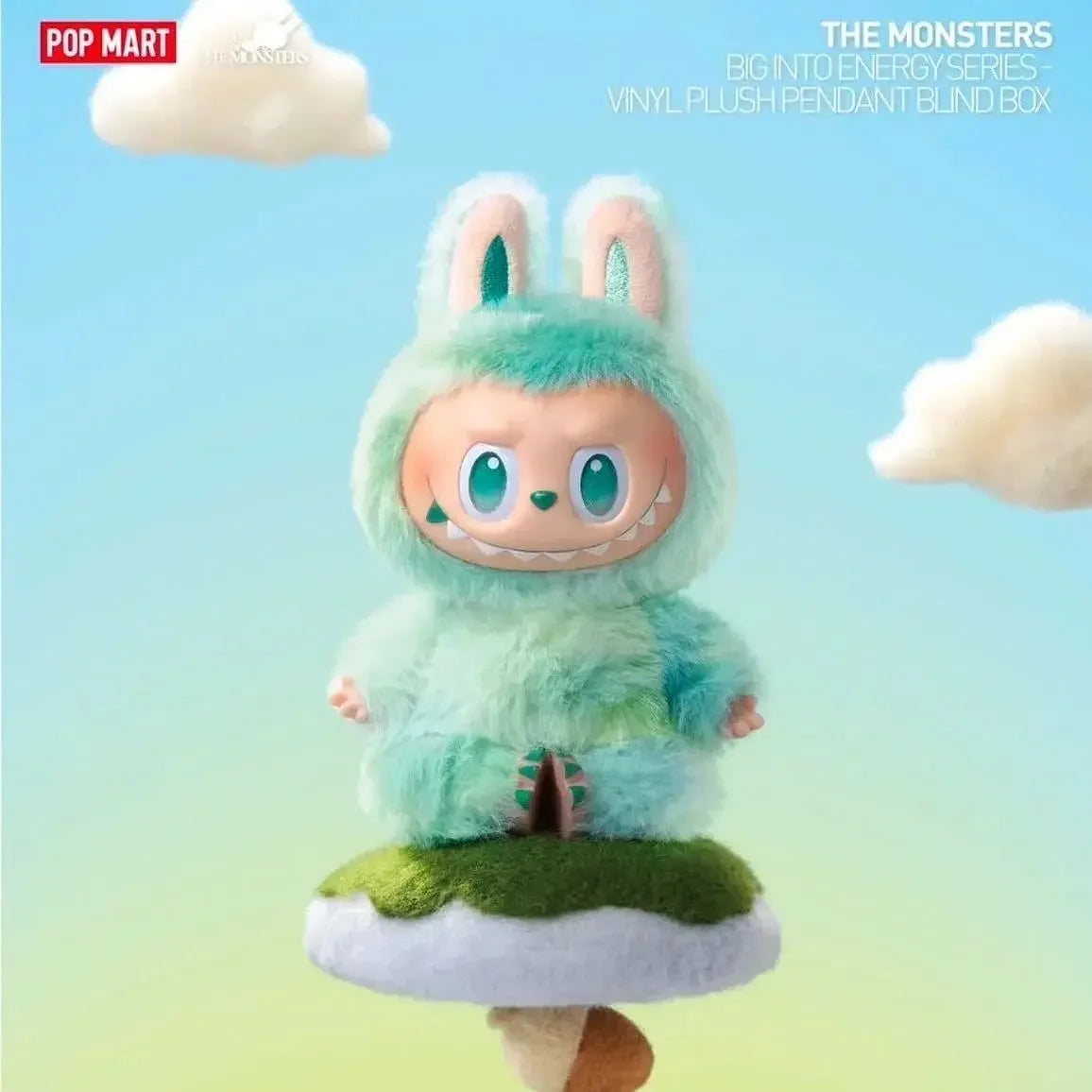 POP MART LABUBU THE MONSTERS 3.0 Big into Energy Blind Box Dynamic Vinyl Plush Guess Bag Playful Mystery Treasure Gift
