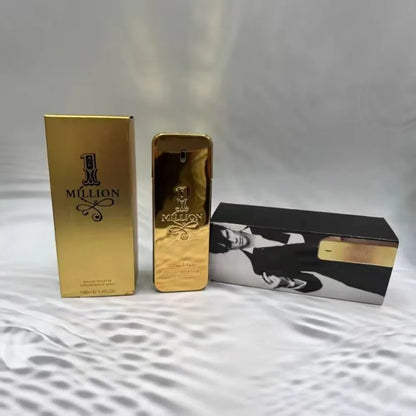 Paco Rabanne 1 Million Eau de Toilette for Men 100ml 3.4oz Long Lasting Woody Spicy Cologne Fragrance Spray Gift for Him