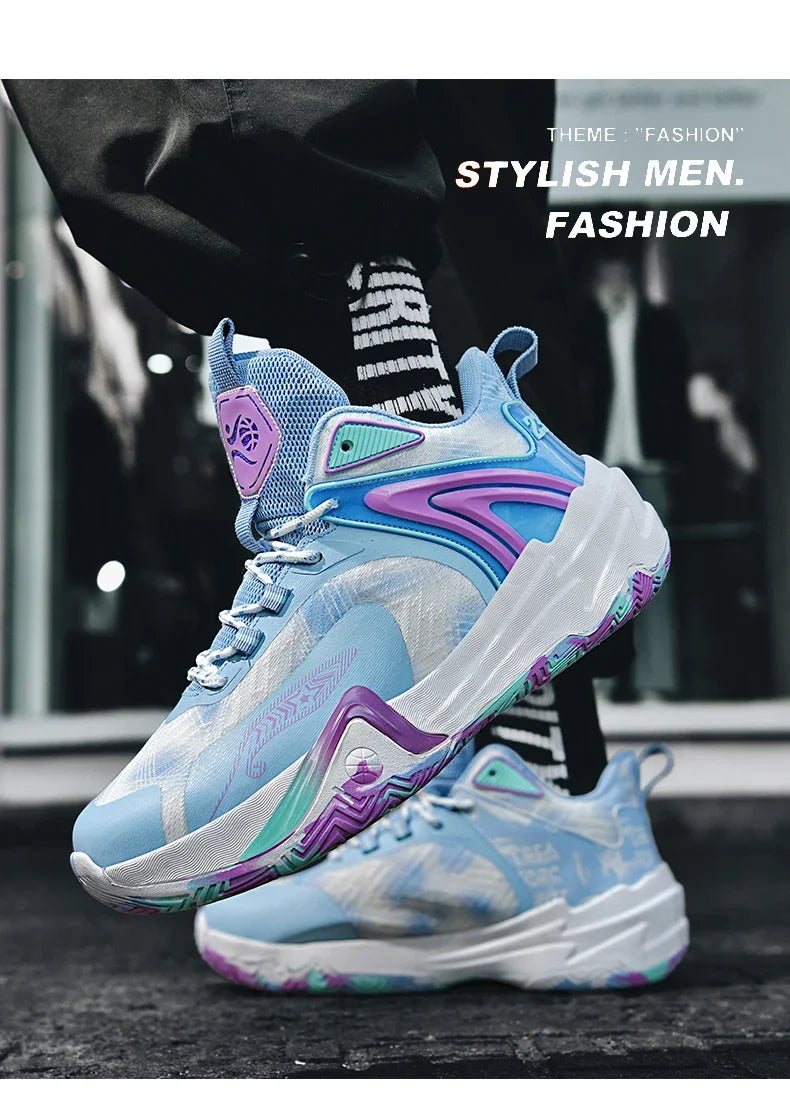 Men Basketball Shoes Women Unisex Unisex Outdoor Non-slip Trainer Light High Quality Athletic Sneakers Breathable Sports Shoes