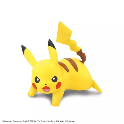 Bandai Original Genuine POKEMON MODEL KIT QUICK 1 21 22 23 Anime Action Figures Toys Kids Gift Assembly Model Collect Ornaments