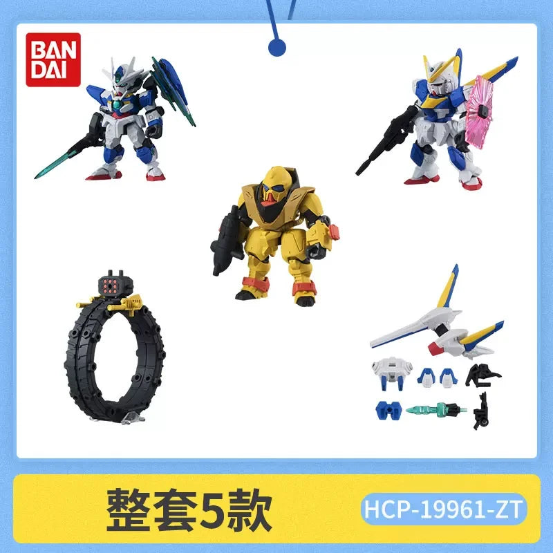 Bandai Gashapon Mobile Suit Ensemble (MSE) Gundam RX-78-2 Strike Hi-Nu Wing Astray ZZ Barbatos Assemble Model Kit Toy