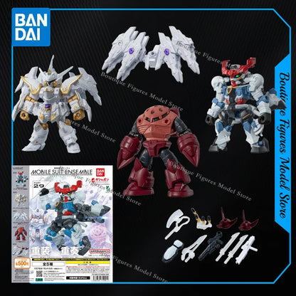 Bandai Genuine GUNDAM MSE MOBILE SUIT ENSEMBLE GASHAPON Anime Action Figure Assembly Collection Model Gift Toys Hobbies