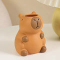 Cute Capybara Pen Holder Makeup Brush Organizer Perfect for Office Desk Decor and Creative Storage Solution Pen Holder for Des