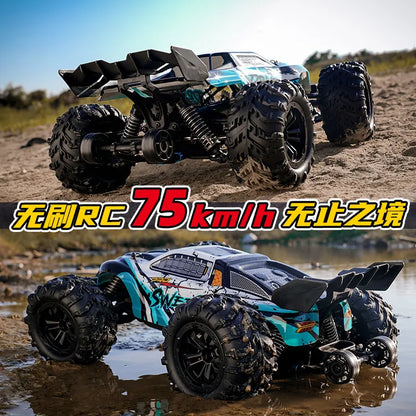 16101PRO Brushless RC 4WD Remote Control Car Max Speed 75km/h, Drift Toy Car for Boys Off-Road Climbing Racing