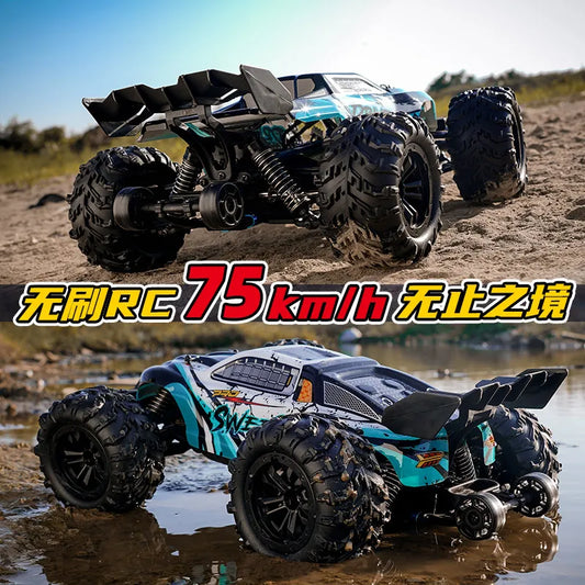 16101PRO Brushless RC 4WD Remote Control Car Max Speed 75km/h, Drift Toy Car for Boys Off-Road Climbing Racing