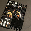 4pcs Halloween Themed Gel Pens, 0.5mm Tip Diameter, Featuring Ghosts, Pumpkins, and Witch Hats - Perfect for Classroom Rewards o