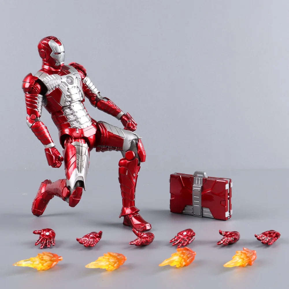 ZD Toys Iron Man Action Figure Joint Movable MK1 MK3 MK6 MK7 MK42 MK45 MK50 MK85 MK17 MK33 MK39 Adult Collection Figure Gift