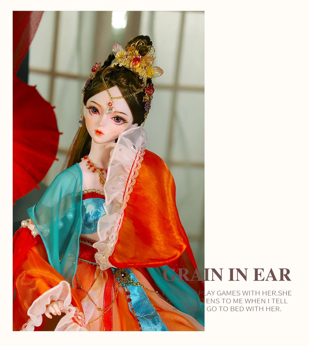 DBS 1/3 BJD toy Dream Fairy Season Series mechanical joint Body hand-painted makeup high quality 60cm collection doll sd