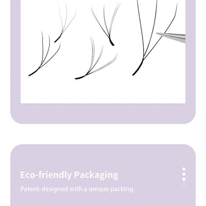 DIYDAY W Shape Eyelash Extension 3d 4d 5d 6d 7d 8d W-Shaped Eyelashes Premade Fans Individual BASF Mink Faux Lashes