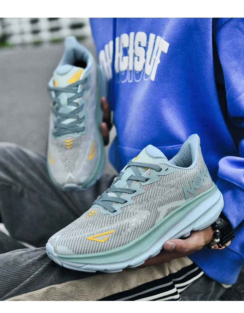 Men's Running Shoes Luxury Shoes Trainer Race Jogging Cushioning Outdoor Breathable Couple Non-Slip Sneakers Mesh Off-road Shoes