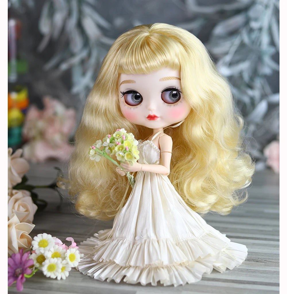 ICY DBS Blyth doll toy Simple Evening Dress Elegant Skirt Anime Costume