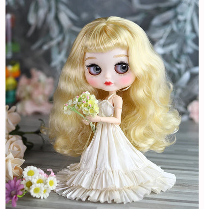 ICY DBS Blyth doll toy Simple Evening Dress Elegant Skirt Anime Costume