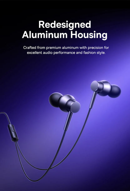 Baseus Encok CZ11/HZ11 Wired Earphones Type-C/3.5mm Jack Wired Headphones With Mic 120°Angle For Laptop Computer Tablet Phone