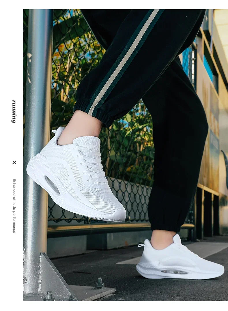 Men's Breathable Cushioned Running Sneakers