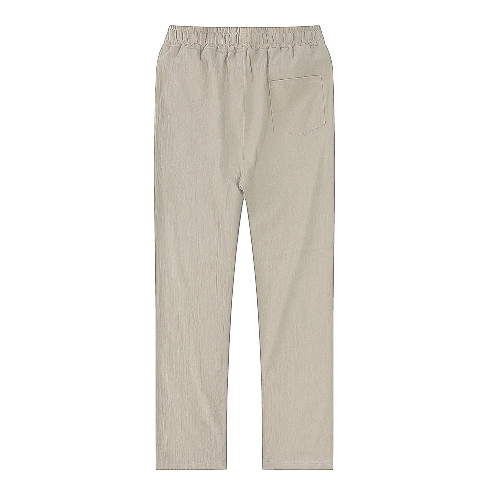 Men's Cotton-Linen Casual Pants