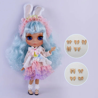 ICY DBS Blyth Doll Tan Skin Matte Face With Eyebrows Special Price 1/6 BJD JOINT body Neo Anime