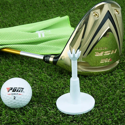 2 pcs Golf Tee AdjustaBle Soft Golf Ball Holder Anti-flying Self Standing Sport QT019