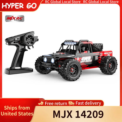 Hyper Go MJX 14209 1/14 RC Car 75km/h  Brushless 2.4G Remote Control Truck 4WD Off-road Racing RC Truck Hobby RC Toy