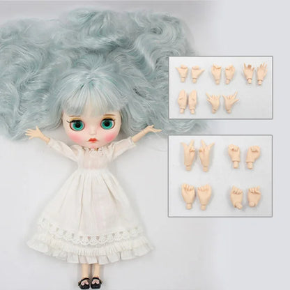 ICY DBS Blyth Doll 1/6 toy bjd matte face customized face joint body custom doll 30cm girls gift anime