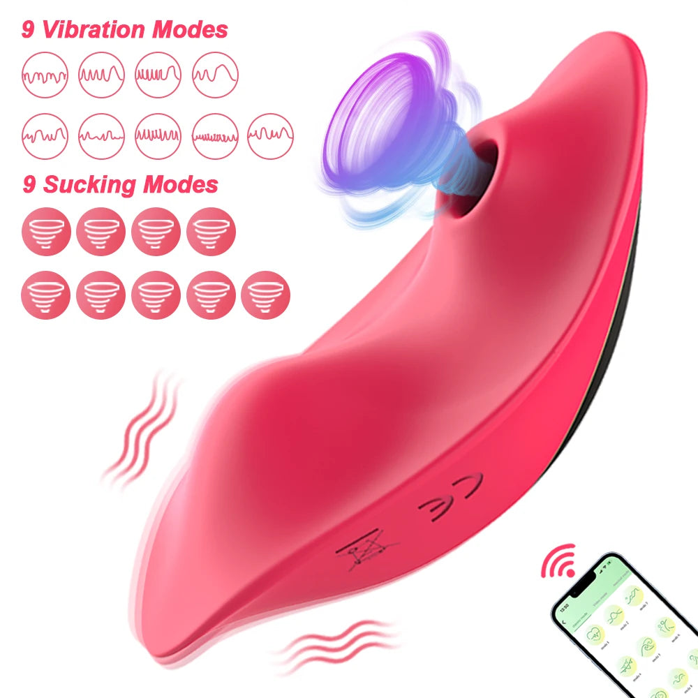 App-Controlled Wearable Suction Vibrator