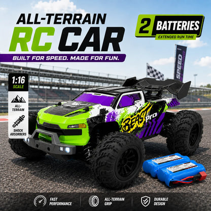 ZNLYRION RC Buggy 1:16 4 Wheel Drive Off-Road SG116MAX PRO Vehicle Optional Brushless Motor Anti-Slip Tire Remote Control Racing Truck