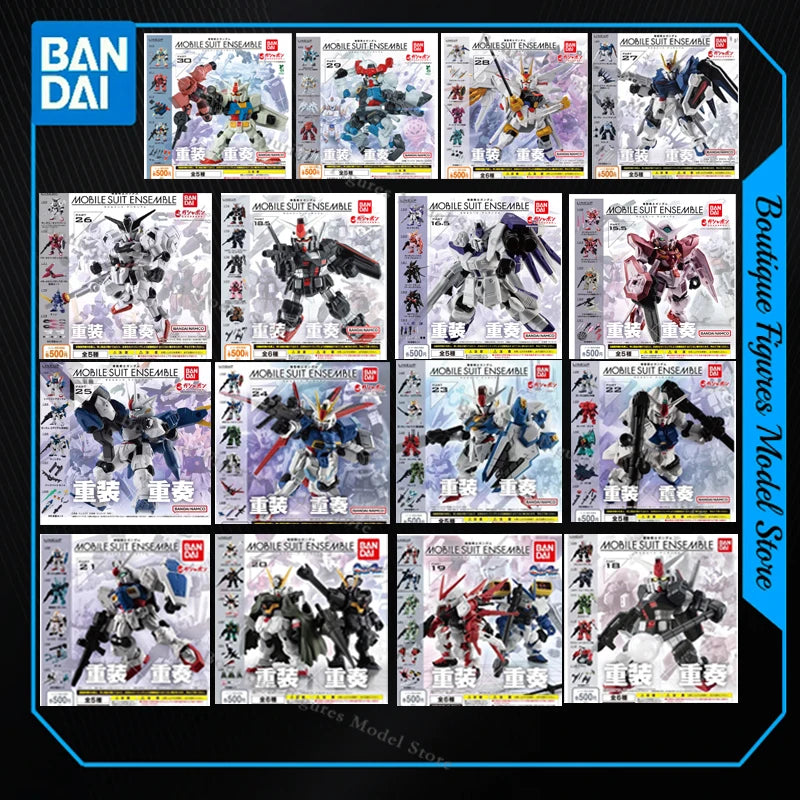 Bandai Genuine GUNDAM MSE MOBILE SUIT ENSEMBLE GASHAPON Anime Action Figure Assembly Collection Model Gift Toys Hobbies