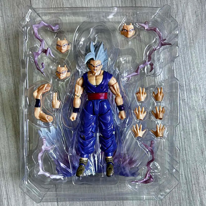Dragon Ball Wild Beast Son Gohan Shf Exclusive CJ Edition Shf Son Gohan Beast Action Figure Model Toys Joint Movable Room Decor
