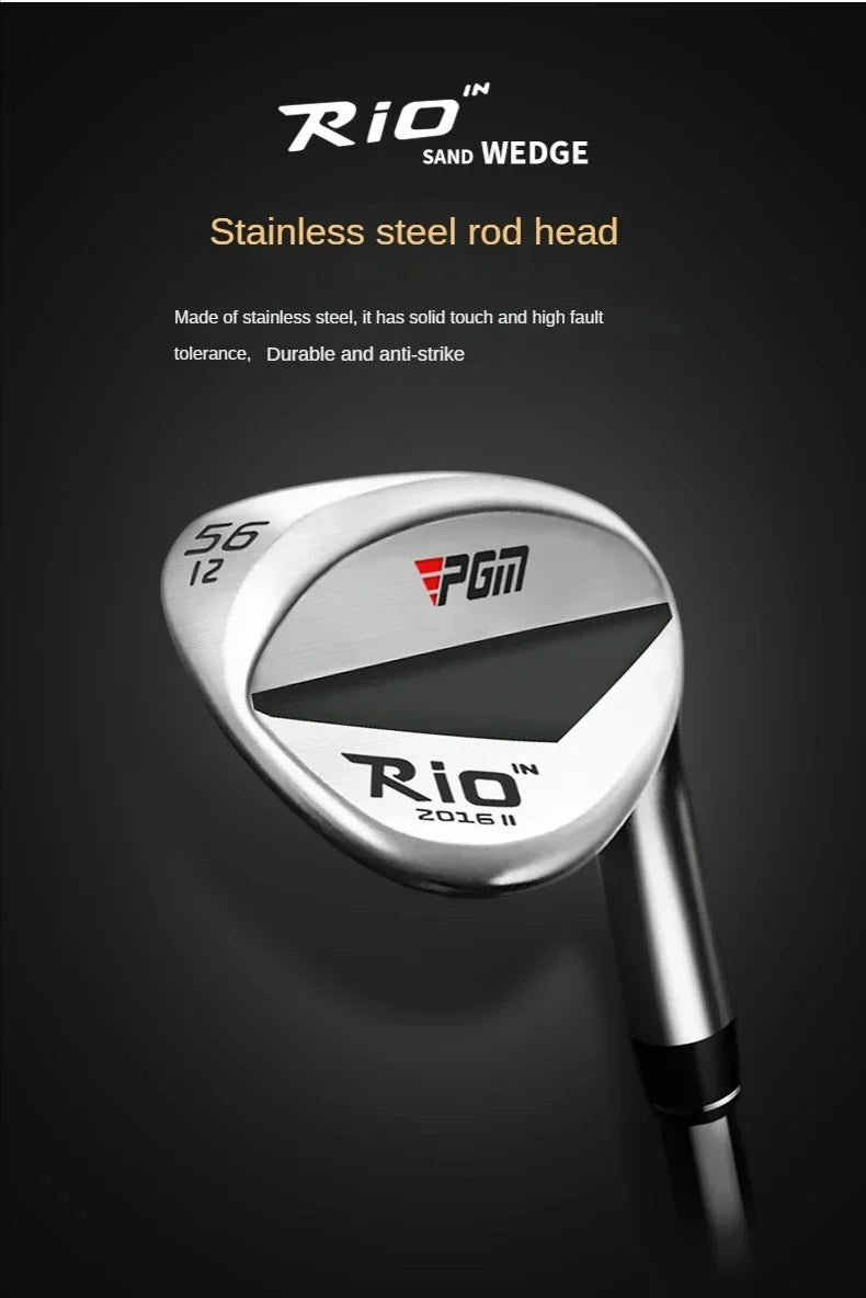 Men Women Golf Clubs Sand Wedges 52/56/60 Degrees Silver Stainless Steel Rod Head Club SG010