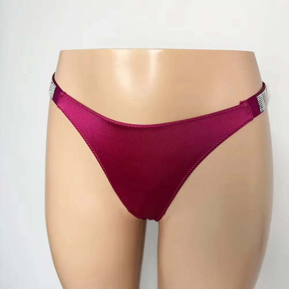 Women's Seamless Lace Thong Panties