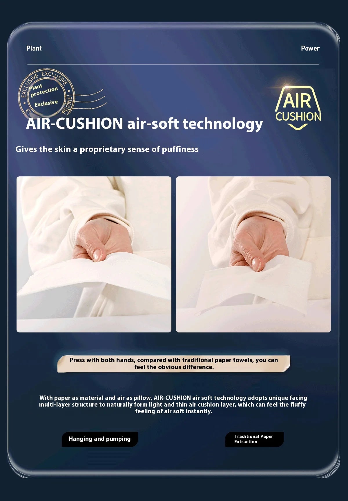 4-Pack Hanging Household Paper Towels
