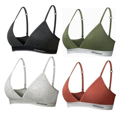 Women's Wireless Triangle-Cup Bra