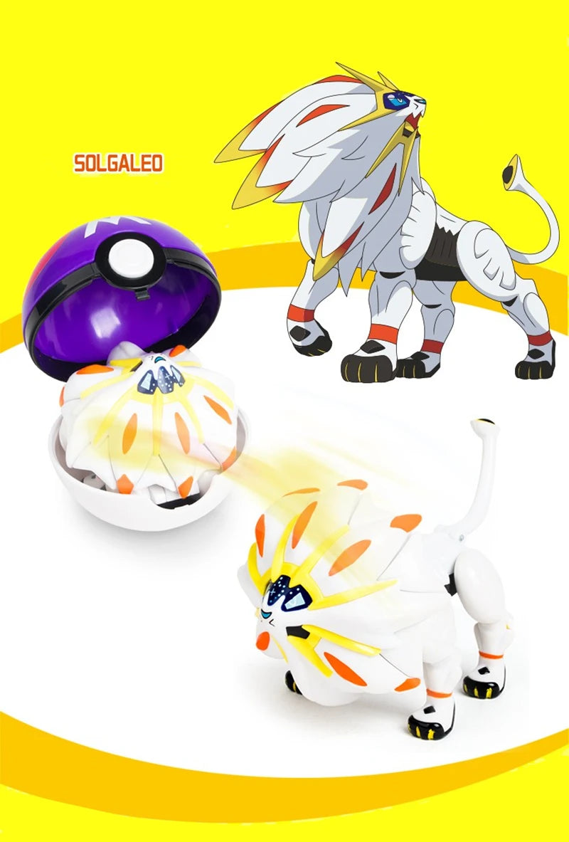 New Pokemon Figures Toys Variant Ball Model Pikachu Gengar Pokeball Dragonite Snorlax  Action Figure Lapras Pocket Monsters Toy
