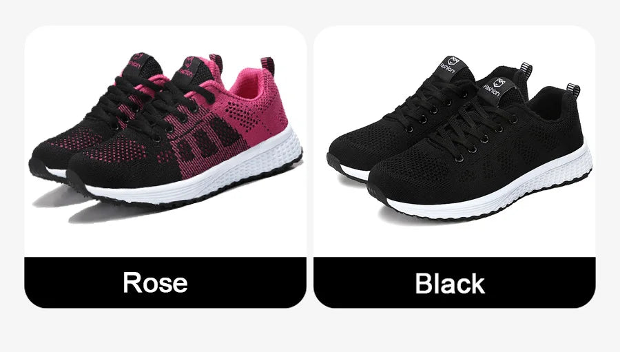 Women Sport Shoes Fashion Platform Sneakers Ladies Spring Summer Flats Running Shoes for Women Casual Shoes Mesh Jogging Tennis